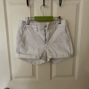White American Eagle high-rise stretch shorts